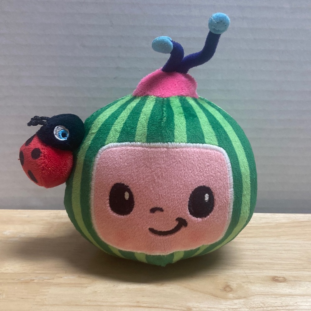 Cocomelon Watermelon Plush 6” with Ladybug